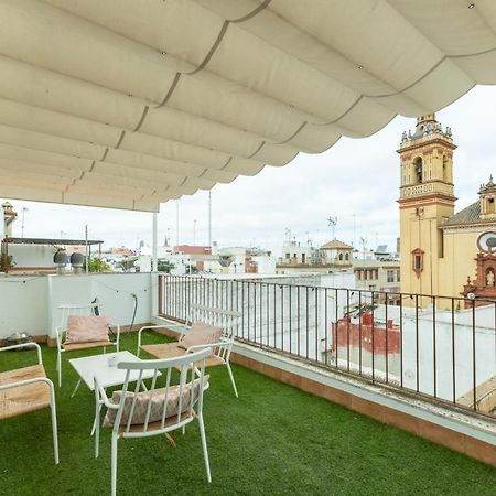 Tentudia Charming Apartments With Private Roof-Top Or Patio In San Bernardo By Ocityzen Sevilla Exteriér fotografie